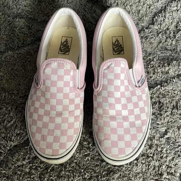Vans - checkerboard classic slip on shoe - Picture 2 of 8